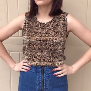 ✨SOLD✨ Vintage Print Tank